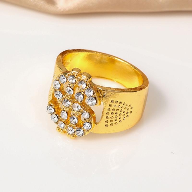 Hip Hop Costume Kit Dollar Sign Pendant Necklace Adjustable Hat Hip Hop Dollar Rings Sunglasses Bracelets Set Gifts