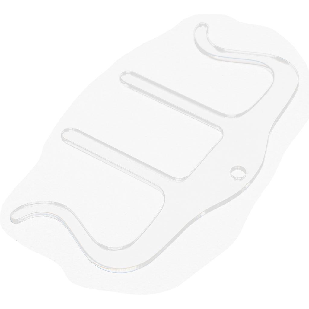 Music Book Clip Stand Page Holder M Shape Plastic Instrument Accessories for PianoTransparent