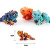 3D Printed Dragon Lizard Animal Model With Movable Joints Articulated Cool Desktop Creative Ornaments Action Figures Toy For Kid