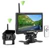Podofo Бездротова камера резервного копіювання транспортного засобу для вантажівок, система паркування, нічне бачення, 7-дюймовий монітор для фургонів, автобусів, причепів
