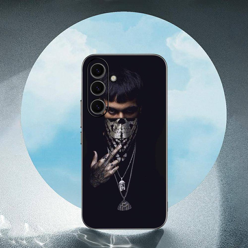 A-Anuel-L AA Luxury Black Phone Case For Samsung Galaxy S23 S24 S25 Ultra S22 Plus S21