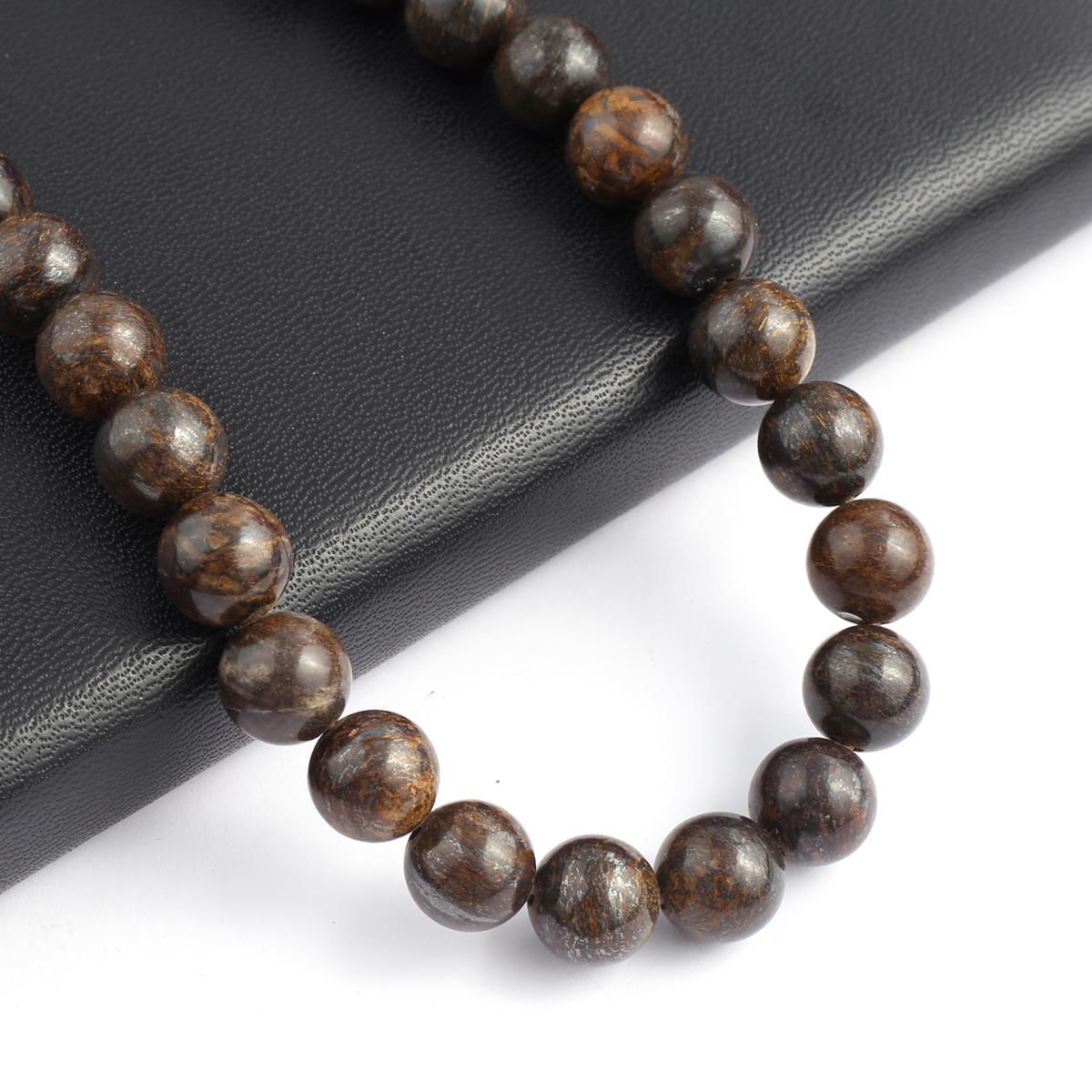 

Isoaltion бусины из натурального камня бронзово-серые круглые бусины для изготовления ювелирных изделий DIY ожерелье серьги браслет аксессуар 10mm