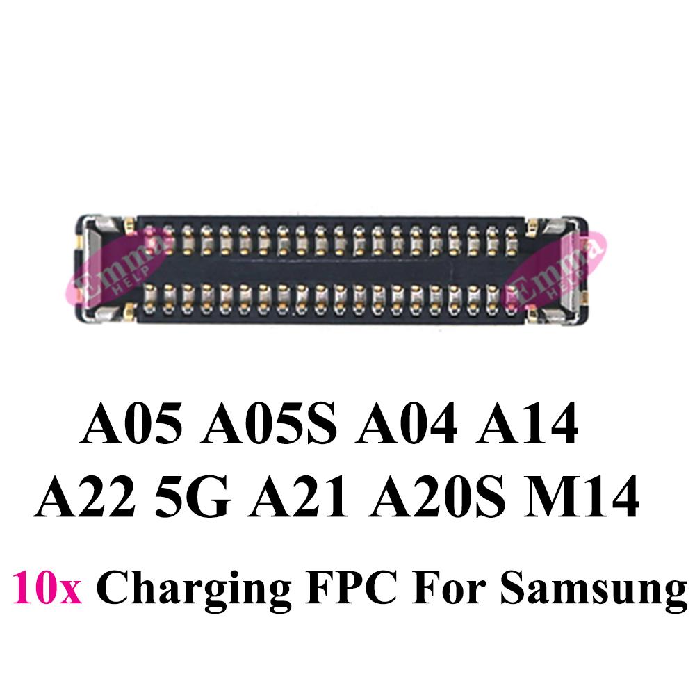 10pcs Charging Connector FPC For Samsung S25 S24 S23 S26 A15 A12 A72 A73 A05S A51 A71 A54 Motherboard FPC Connector 78Pin