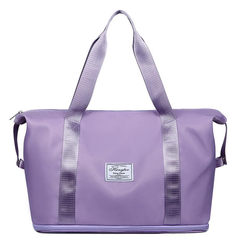 Lightweight Nylon Travel Bag With Expandable Storage For Casual Trips