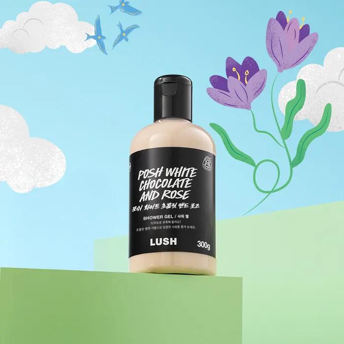 [LIMITÉ] Posh Chocolat Blanc et Rose - Gel Douche/Lait Corporel