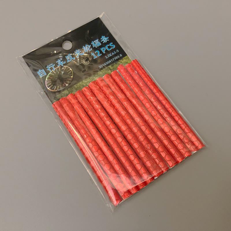 Reflective Bicycle Spoke & Tire Strip for Mountain Bikes - Waterproof and Multi-Purpose Decoration