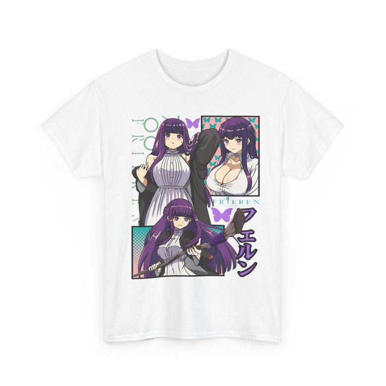 RETRO Frieren Tshirt Frieren Vintage Shirt Frieren  Oversized Unisex Highend Luxury Hot Producthigh Quality Streetwear Soft