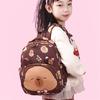 Adorable Capybara School Backpack For Kids Spacious And Lightweight With Breathable Design