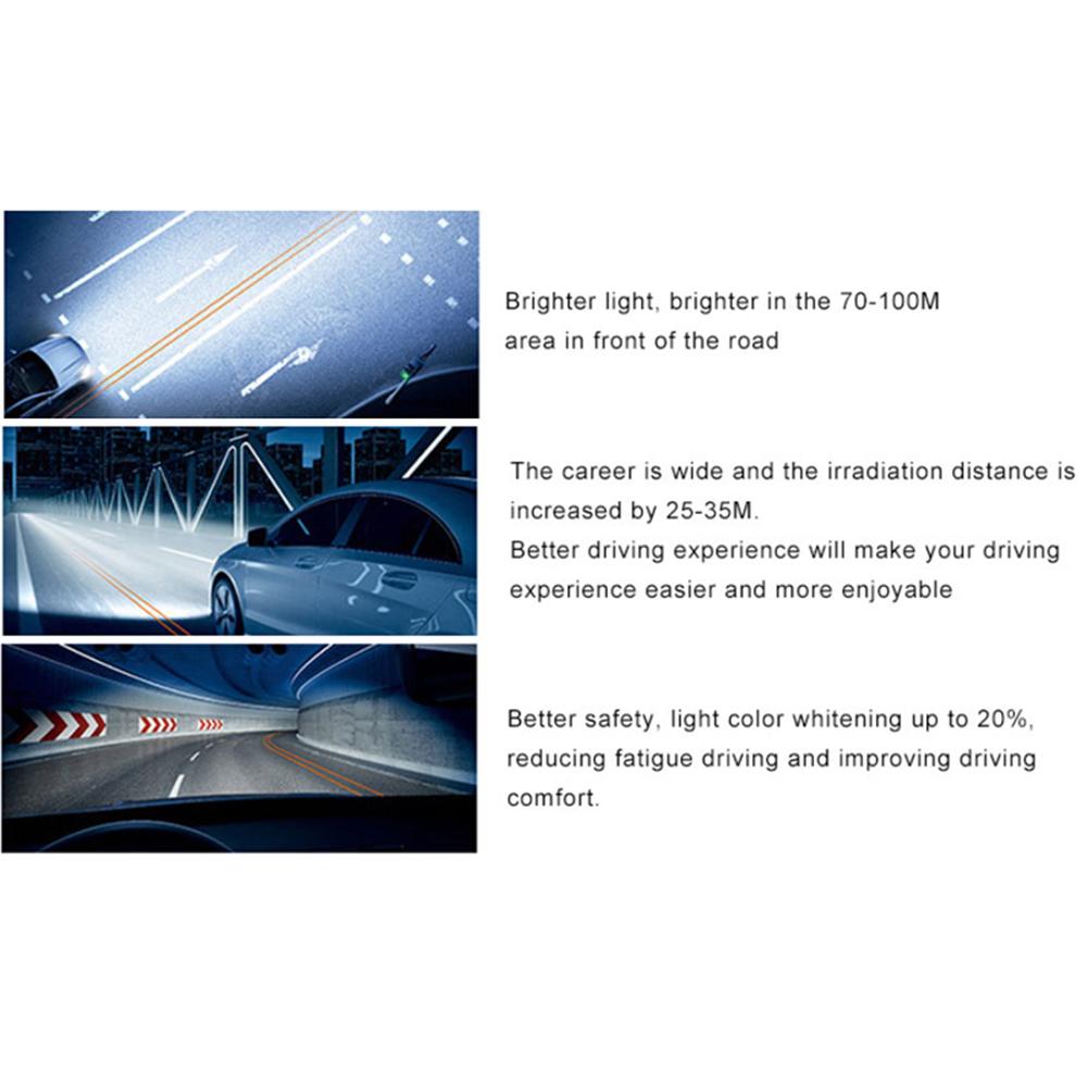 Car Headlight Bulbs H4 100W 12V Super Bright White Halogen Bulb Lamp Car Lights Auto High Power Fog Lights Lamp Auto Accessories