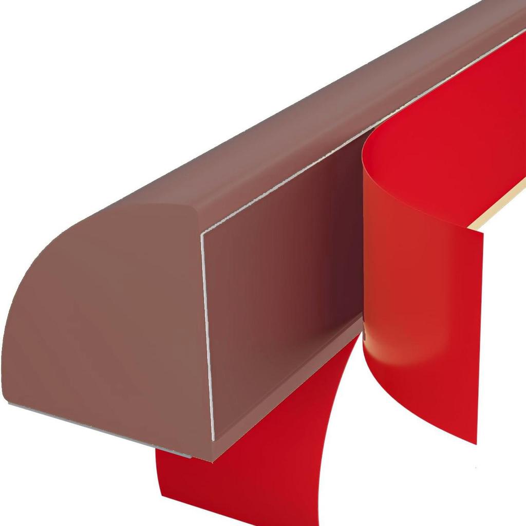 Waterproof Self-Adhesive Quarter-Round Corner Baffle for Showers, Kitchen Countertops & Sinks