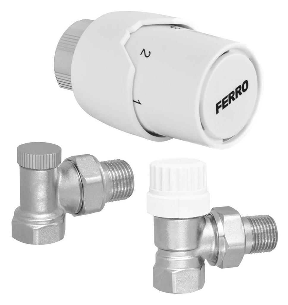 Thermostatic Set Type ZTM21, Angle 1/2 Inch, Without Pre-setting