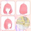 Anime Cosplay Pink Cute Halloween Popular Anime Character Cosplay Costume Hair Accessory Socks Wig Full Set with Wig and Hair Accessory Cute Costume