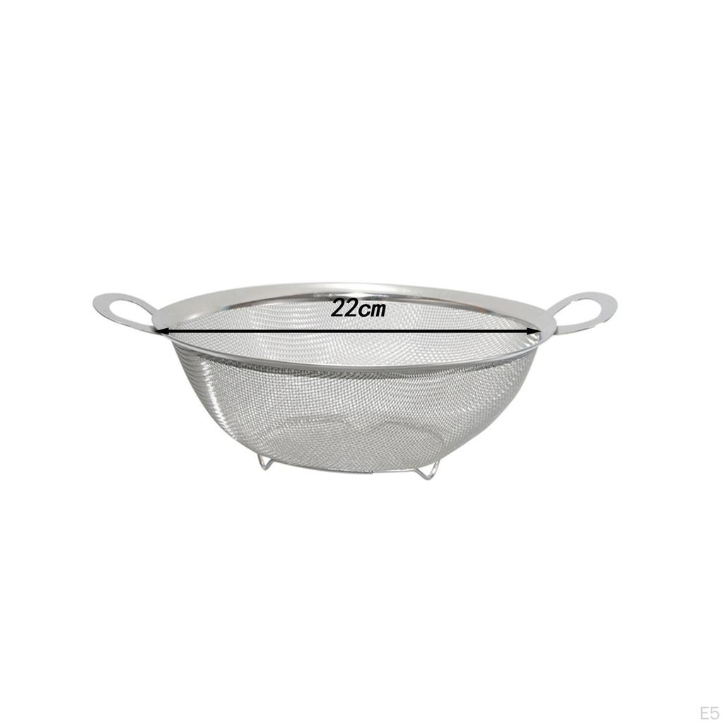Stainless Steel Mesh Colander with Handles