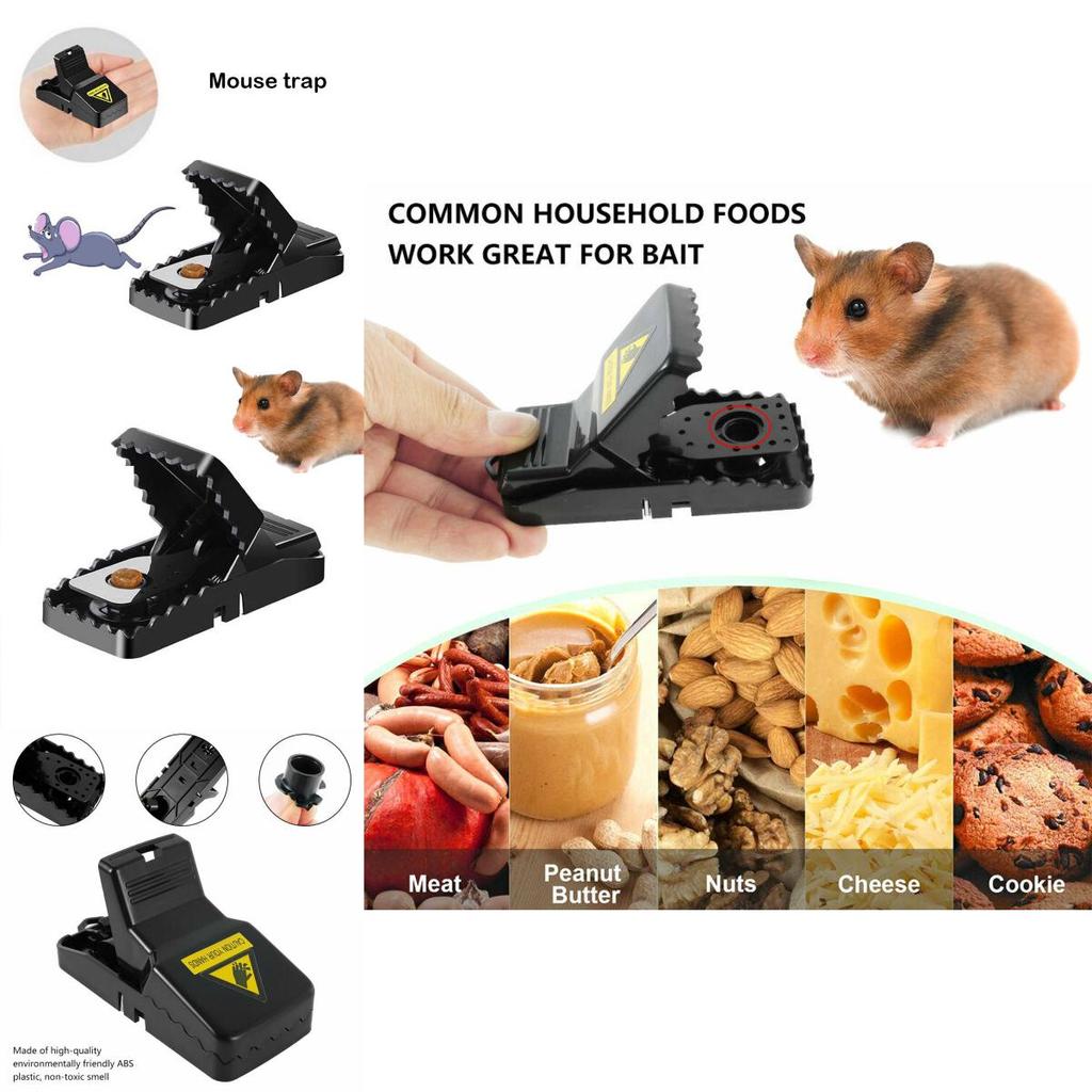 Durable And Reusable Plastic Mouse Traps For Effective Indoor Rodent Control