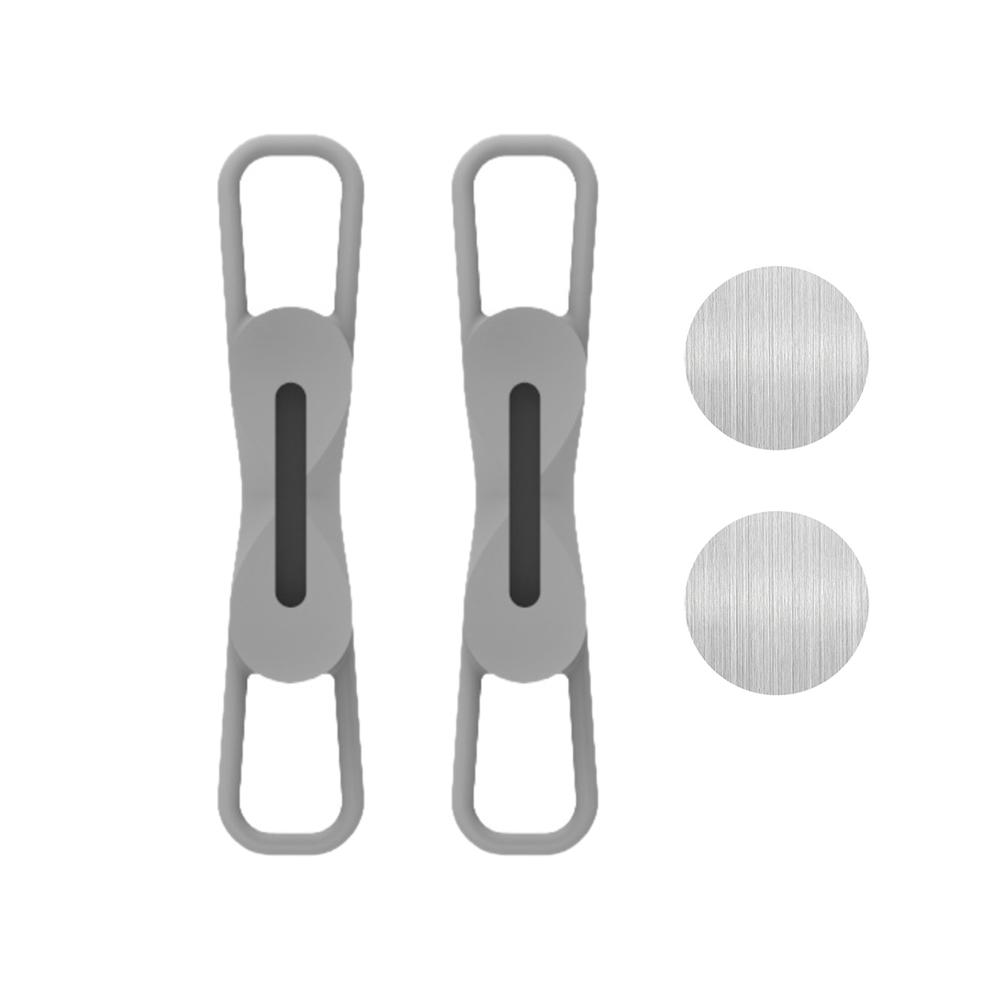 Silicone Adjustable Magnetic Pen Holder Clipper for Desk Refrigerator Whiteboards Office Desk Accessories