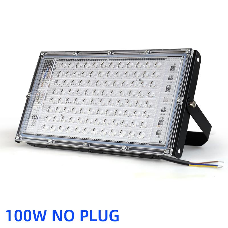 LED UV Floodlight 395nm 400nm 50W 100W 150W LED Stage Blacklight 220V Waterproof Ultraviolet Fluorescent Party Stage Backlight