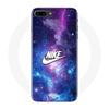 Case - Nike - Iphone 8 Plus - Flexible - White - Colorful Space