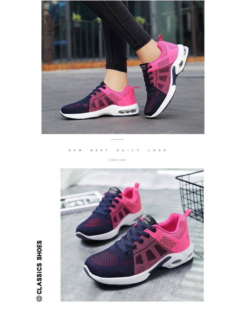 Lightweight Breathable Sneakers: Versatile Plus Size Summer Shoes with Air Cushion