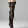 Rose Lace Knee Socks Thin Stockings Lace Lace Stockings Sexy Black Stockings Anti-Hook
