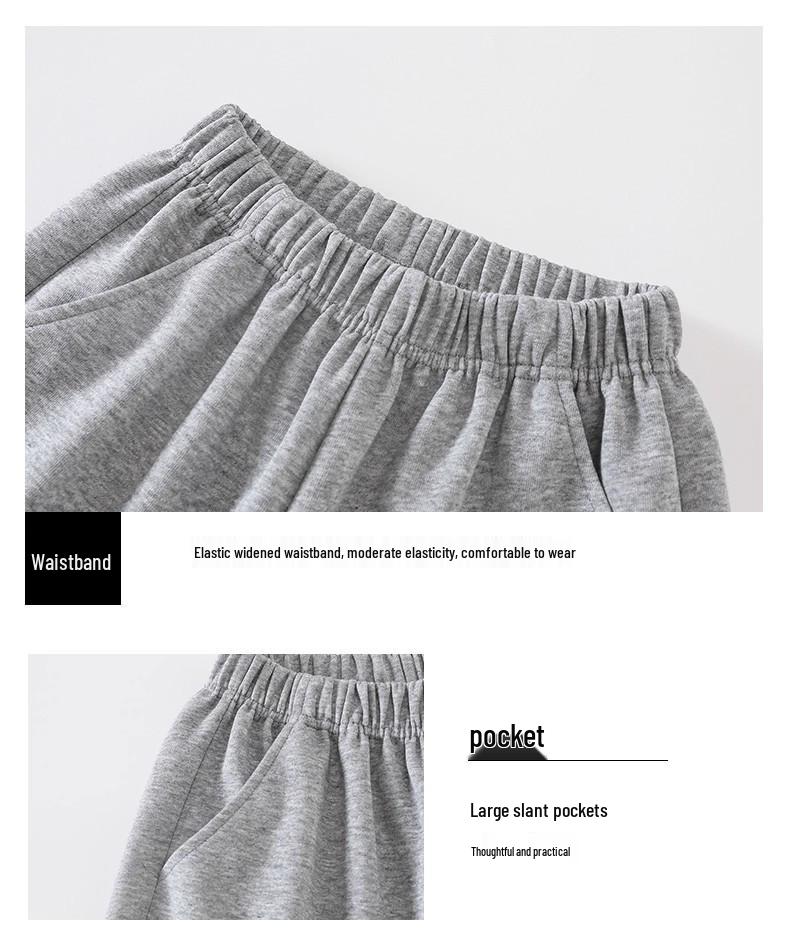 Girls' Autumn 2025 Sweatpants: New Fashionable, Loose-Fit, Long Sports Pants for Big Kids