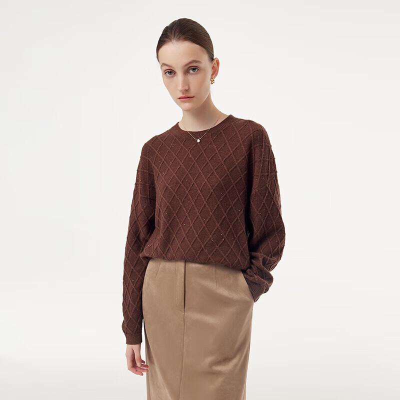 GOELIA Warm Wool Shimmer Pullover Sweater