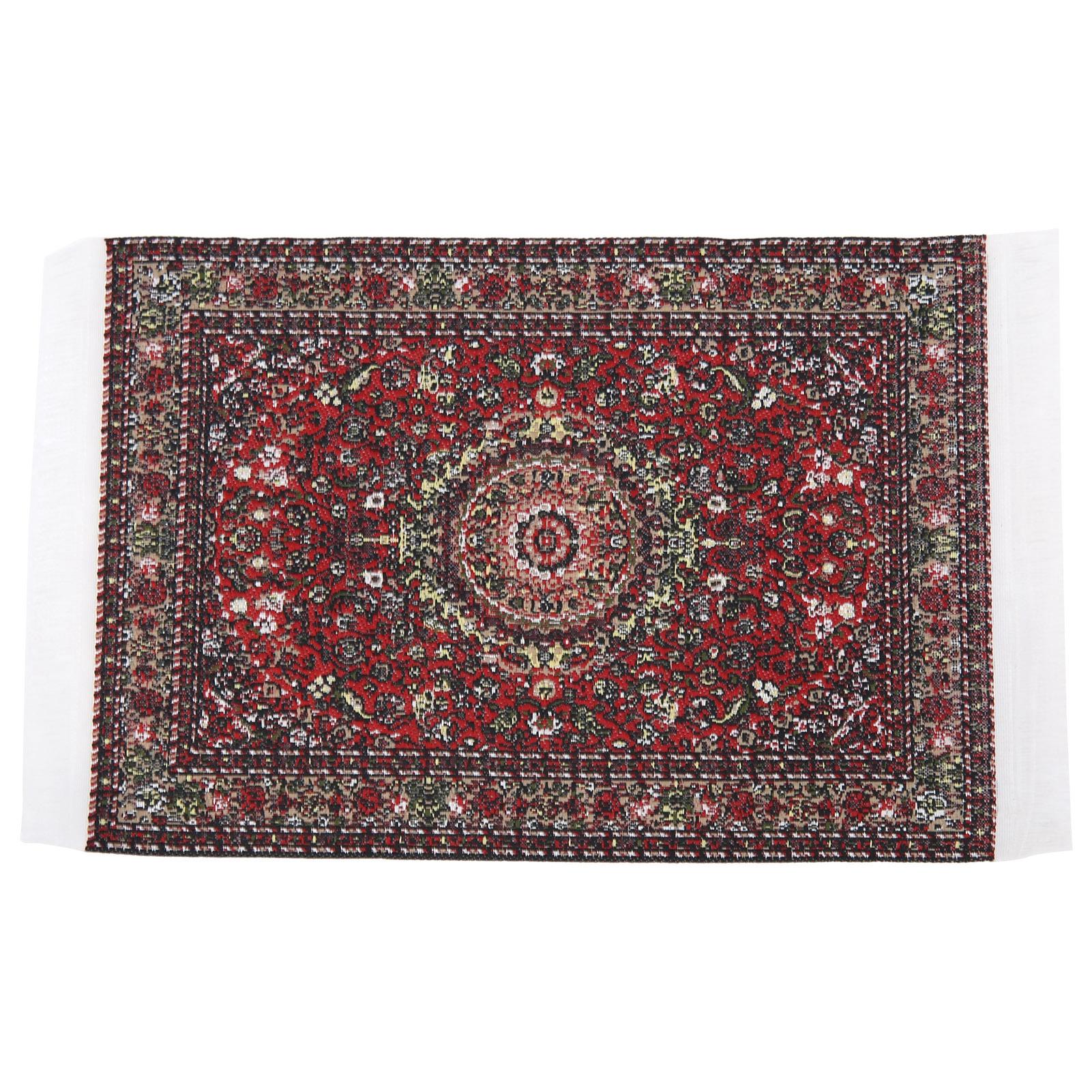 

1:12 тканых ковров для кукольного домика, миниатюрный коврик, украшение для кукольного домика, детский подарок, аксессуары № 1