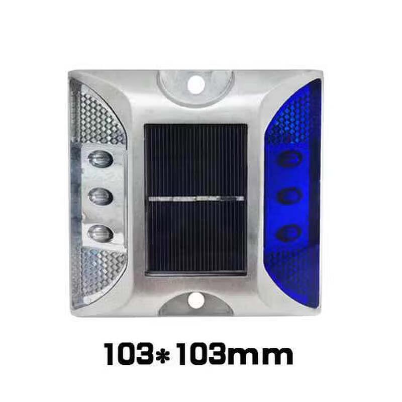Solar Powered Cast Aluminum LED Road Stud Warning Light