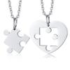 Puzzle Necklace, Fashionable And Love Couple Pendant Accessories