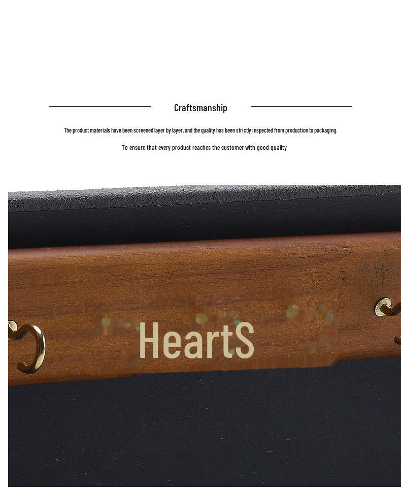 Digu Solid Wood Vertical Necklace Display Stand