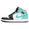 Pre-owned JordanAir Jordan 1 Mid Island Green GS 554725-132-P26103964008454