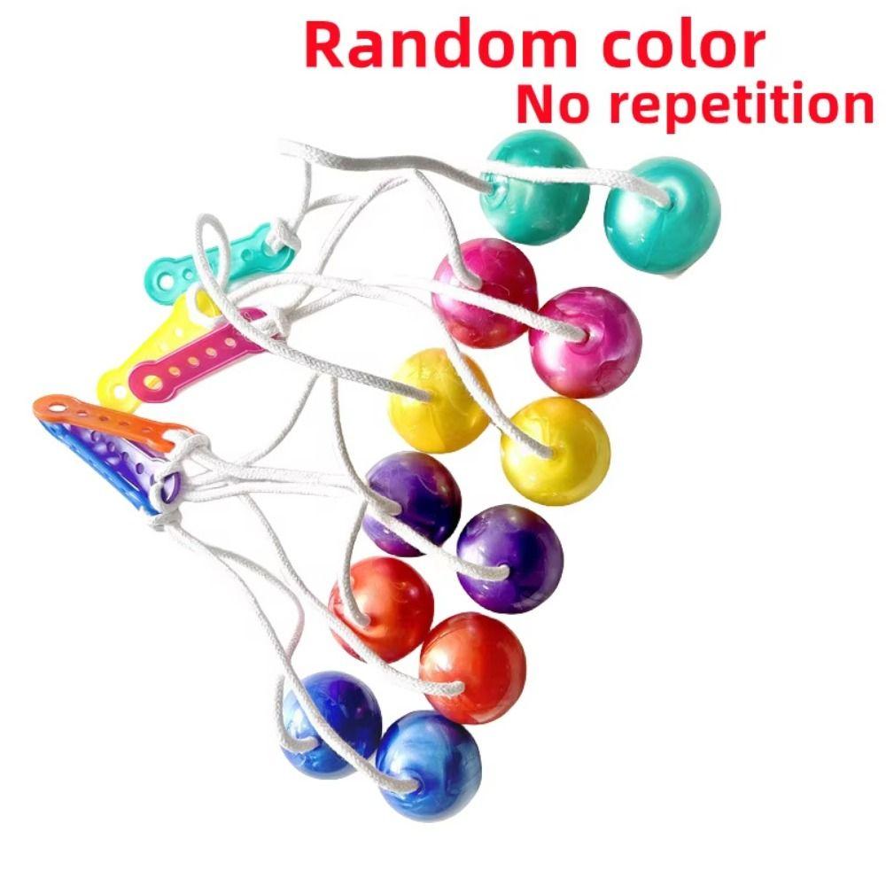 6Pcs Novelty Collision Ball Toy Random Color Children's Park Balls  Educational Toys