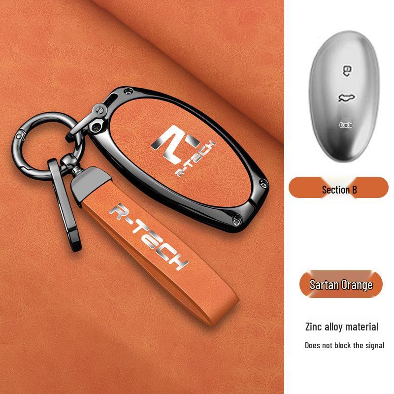 Roewe R7/F7 2023 Premium Schlüsselhülle - Fernbedienungsschale & Schnalle für 22 Modell