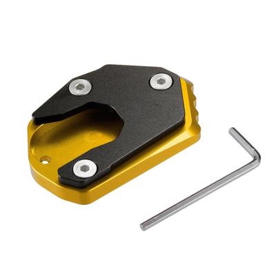 X AUTOHAUX 1 Set Motorcycle Kickstand Pad Side Stand Bracket Foot Extension Envelope Plate