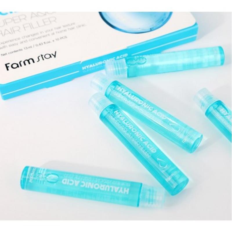 FARM STAY Hyaluronic Acid Super Aqua Hair Filler 13ml*10pcs