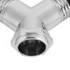 ABS Material Y Pipe Connector Backflow Preventer Floor Drain Connector  Washing Machine