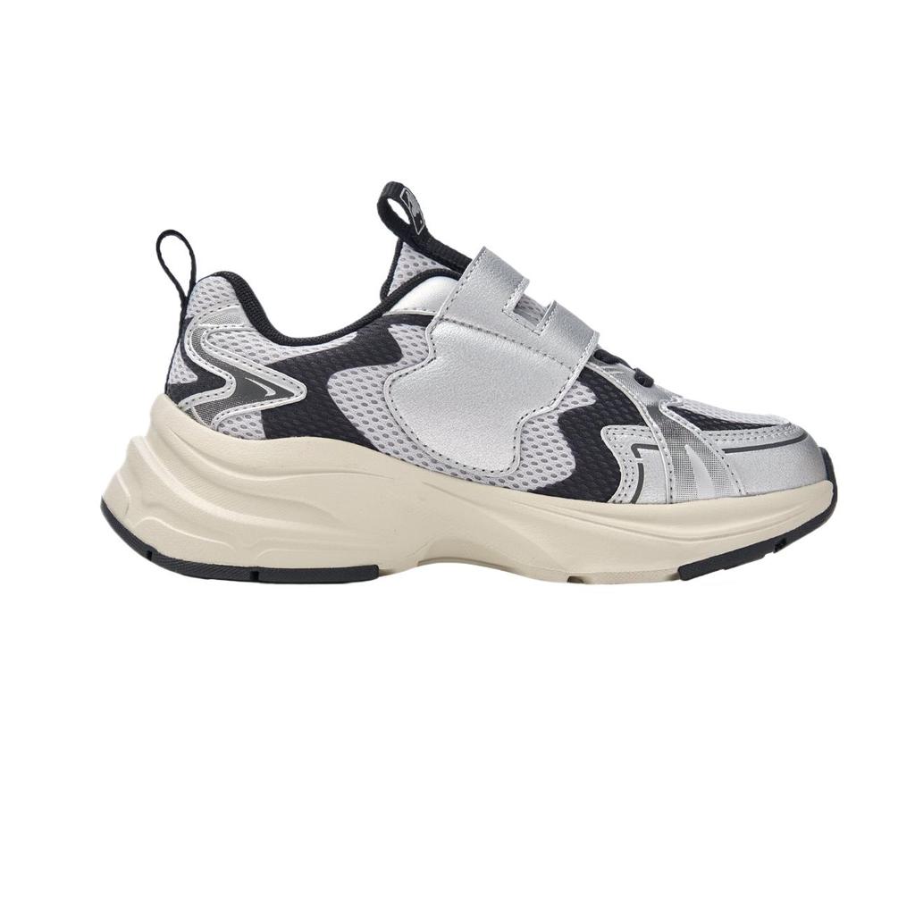 MLB Polyester New York Yankees Fashion Simple Comfortable Aesthetic Low-Top Kids Running Shoes Kids sneaker Silver 7ASHCB05N-50SID