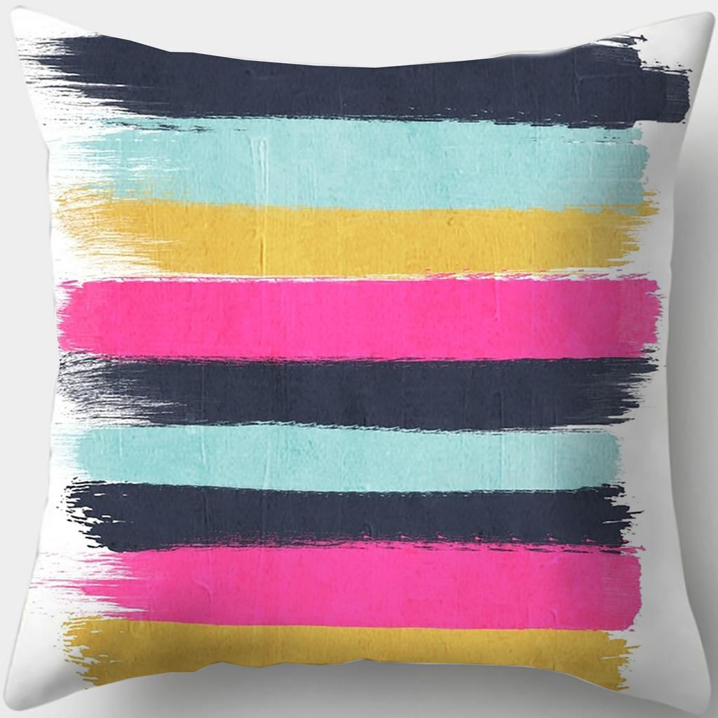 Personalized Nap Pillow, Oil Painting Style Pillow Case, Square Sofa Pillow, Bedroom Bay Window Cushion, Office