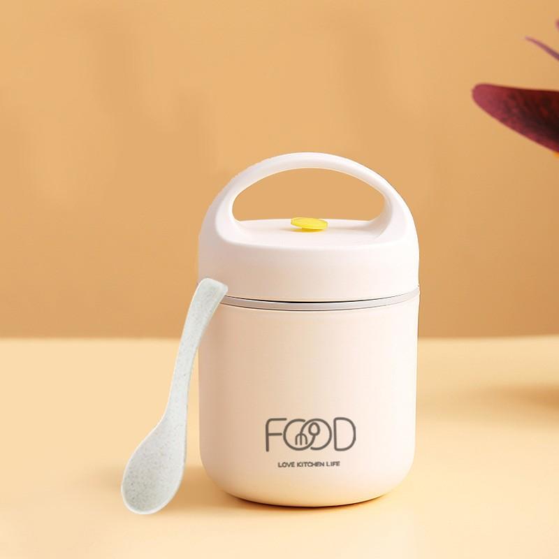 Small Exquisite Thermal Insulation Lunch Box Small Portable Soup Box Soup Cup Porridge Cup