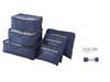 Spot Travel Six-Piece Set: Large Capacity Clothes Storage & Portable Toiletry Cosmetic Bags