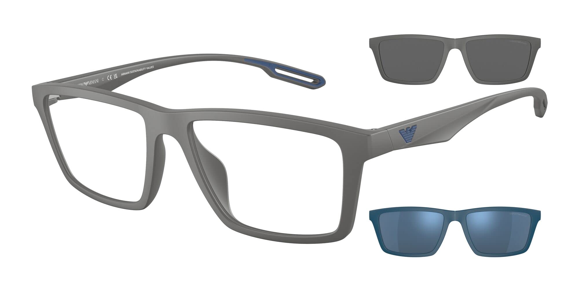 

Сонцезахисні окуляри EA4189U 50601W MATTE GREY 55 [Emporio Armani]