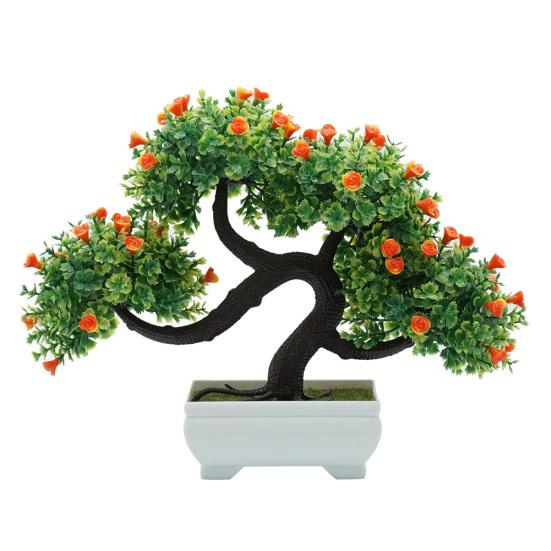 Artificial Flower Tree Plant Potted Bonsai Wedding Party Desktop Furniture Decor