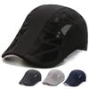 Cycling Adjustable Breathable Casual Tennis Caps Flat Cap Gatsby Hat Mesh Men Caps Beret Hat