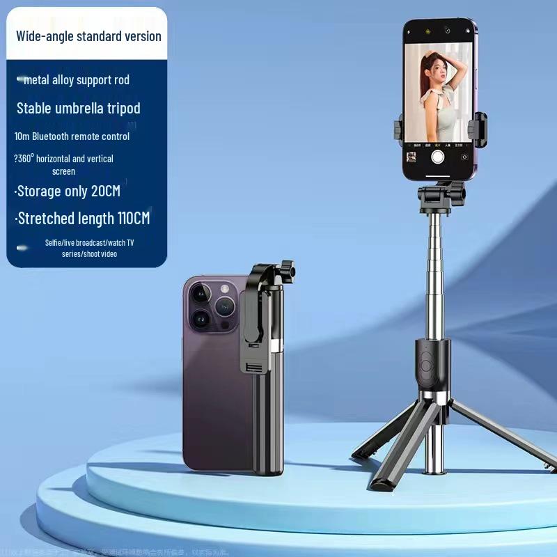 Handheld Multifunctional Mobile Gimbal Stabilizer and Selfie Stick with Tripod for Anti-Shake Live Streaming
