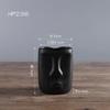 Nordic Minimalist Ceramic Abstract Vase Black and White Human Face Creative Display Room Figue Head Shape Tabletop Vase