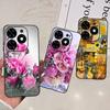 For Cover Tecno Spark Go 2024 Bumper Case Butterfly Cute Cat  Flower Phone Cover Soft Clear Silicone TPU cAPAS Spark GO 2024 Bag