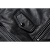 Chinese Size Genuine Cow Leather Vest Belt Motorcycle Vest For Men Biker Waistcoat Slim Fit Cowhide Leather Jackets Sleeveless Spring Autumn