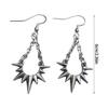 Stainless Steel Gothic Earrings for Women Punk Vintage Thorn Chain Irregular Fringe Designs Party Fashion Accessory