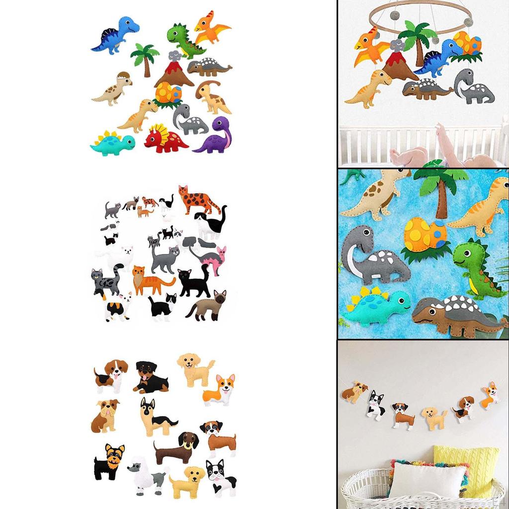 Animal My First Sewing Kits Stuffed DIY Art Craft Creative for Beginner Children Kids Teens