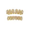 HotSale Hip Hop Men Grillz Full Micro Pave Zircon Iced Out Rapper Stage Cosplay Bling Teeth Decoration Jewelry