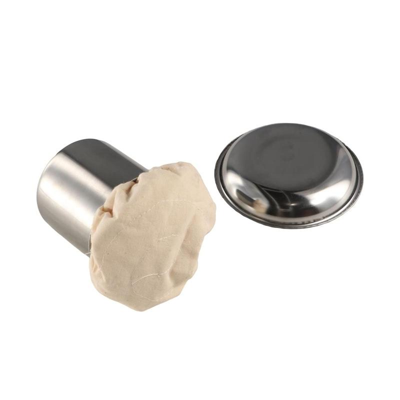 Multifunctional Stainless Steel Pancake Grease Brush with Tray Free Brush Crepe Oil Spreader Durable Oil Wiper Cloth Sauce Pancake Grease Brush